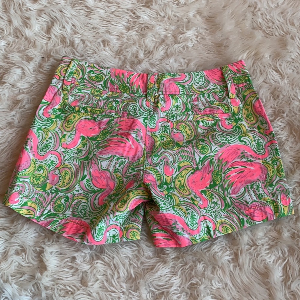 Lilly Pulitzer Pink and Green Patterned Shorts - Picture 7 of 14